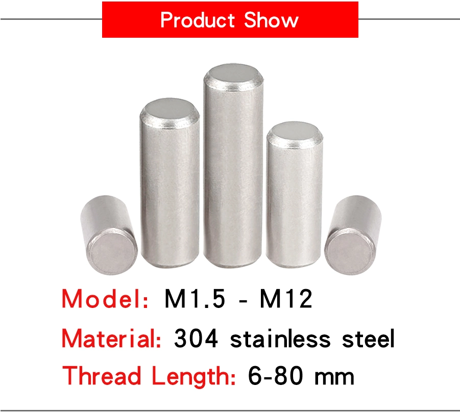 China Supplier Tolerancia Tungsten Carbide Dowel Pins with Thread