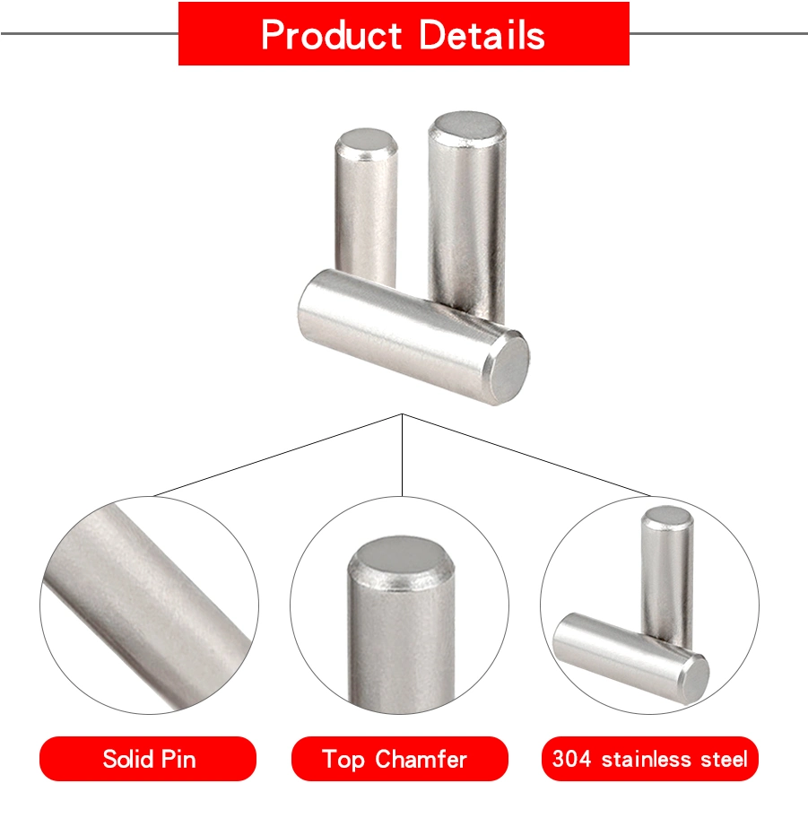 China Supplier Tolerancia Tungsten Carbide Dowel Pins with Thread