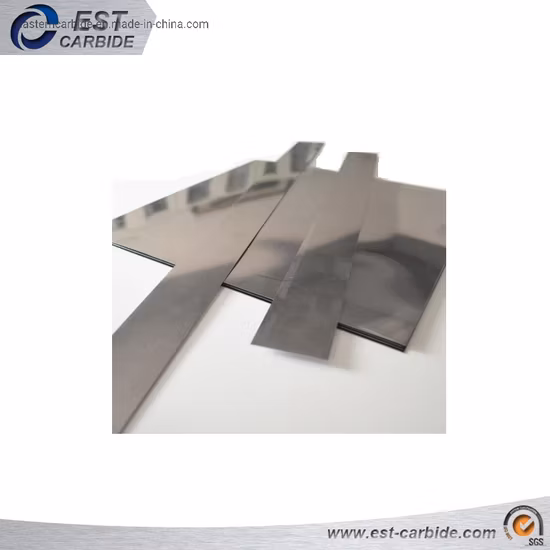 Placas de carburo de tungsteno Yg6 con excelente resistencia al desgaste de 10 a 300 mm de ancho