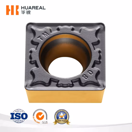 Herramientas de corte de inserción de revestimiento CVD/PVD de alta calidad de fábrica de China Herramientas de torneado